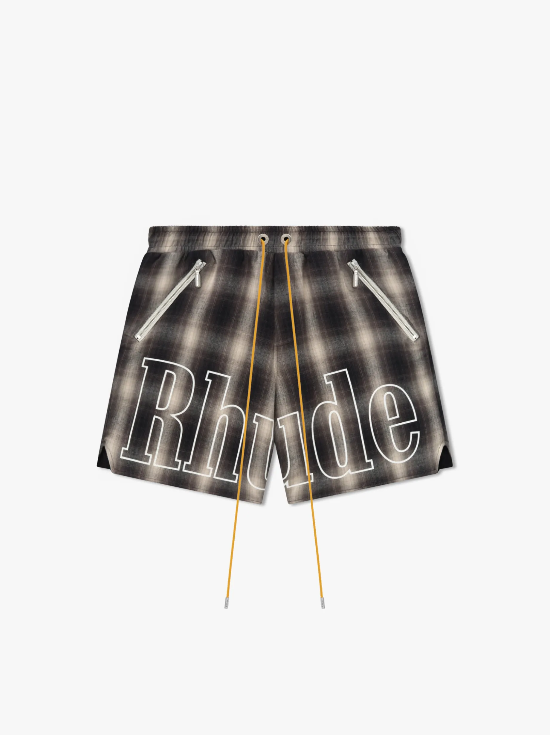 PLAID LOGO SHORT