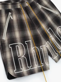 PLAID LOGO SHORT