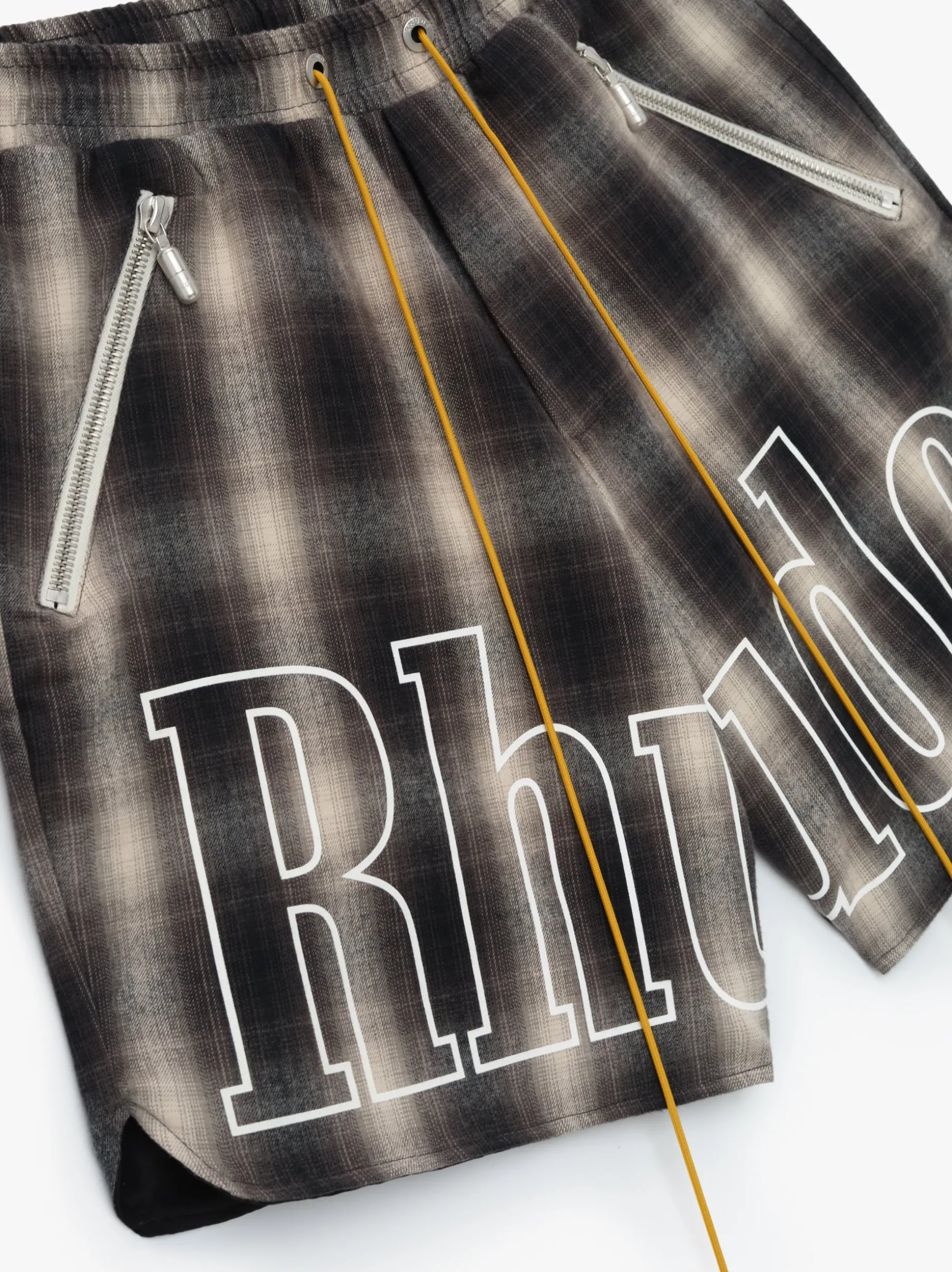 PLAID LOGO SHORT