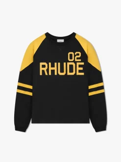 RHUDE 02 STRIPE LS TEE