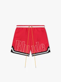 RHUDE BASKETBALL SWIM TRUNKS