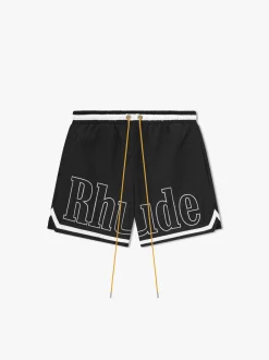 RHUDE BASKETBALL SWIM TRUNKS