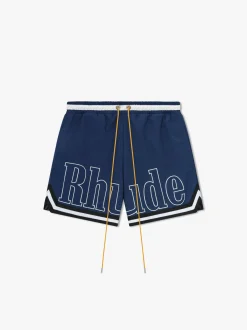 RHUDE BASKETBALL SWIM TRUNKS
