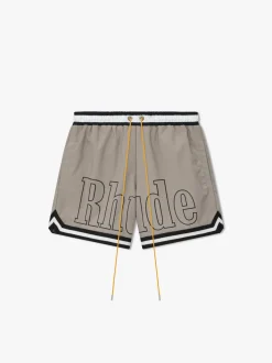 RHUDE BASKETBALL SWIM TRUNKS