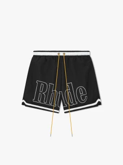 RHUDE BASKETBALL SWIM TRUNKS