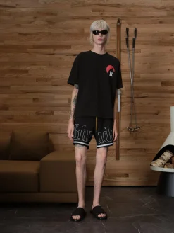 RHUDE BASKETBALL SWIM TRUNKS