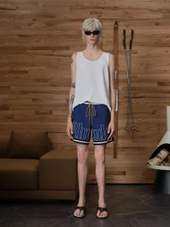 RHUDE BASKETBALL SWIM TRUNKS