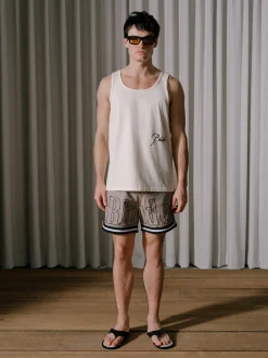 RHUDE BASKETBALL SWIM TRUNKS