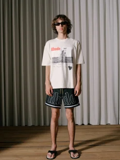 RHUDE BASKETBALL SWIM TRUNKS