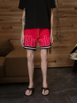 RHUDE BASKETBALL SWIM TRUNKS