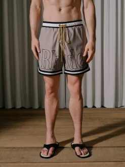 RHUDE BASKETBALL SWIM TRUNKS