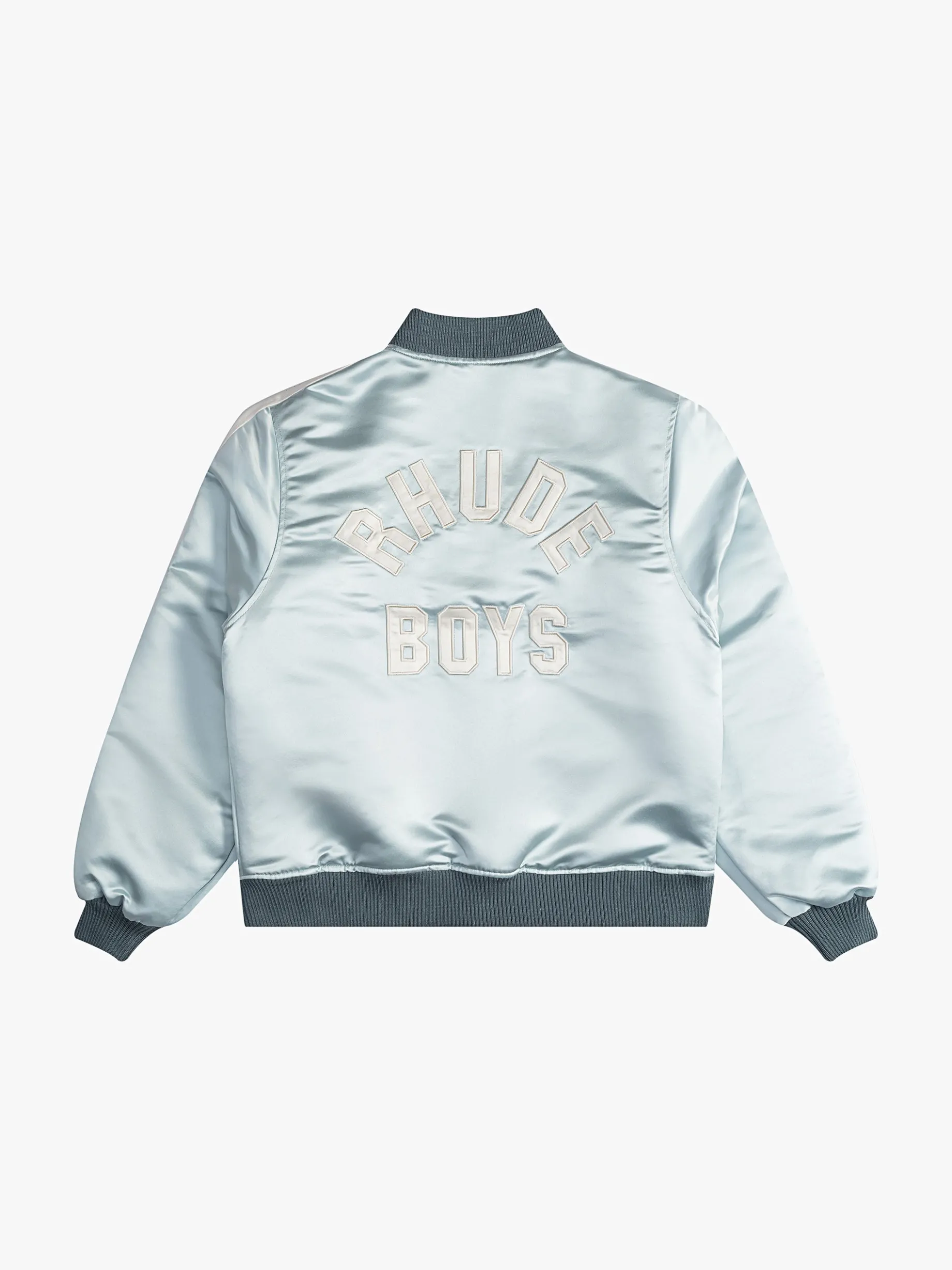 RHUDE BOYS 02 SATIN BOMBER