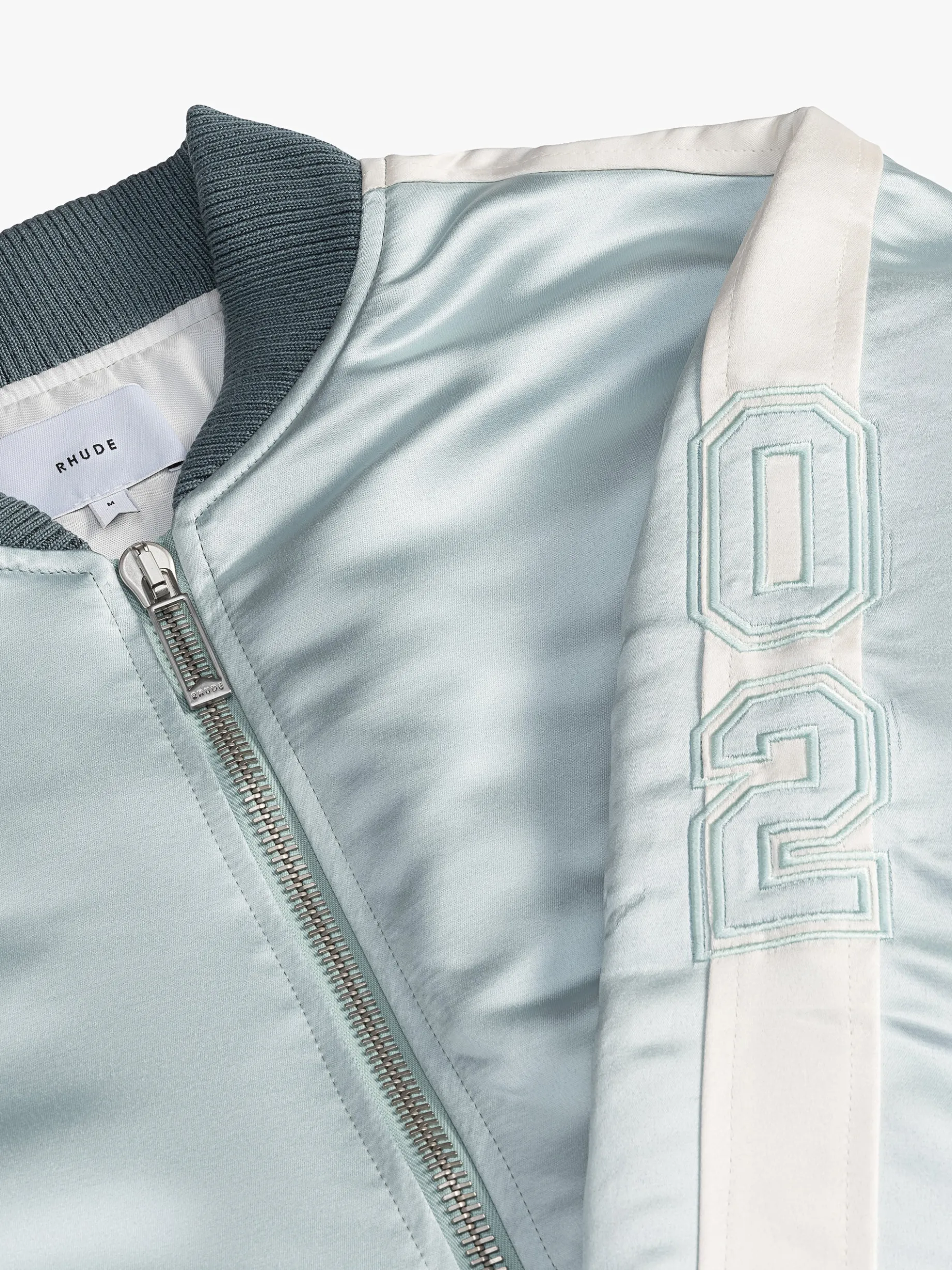 RHUDE BOYS 02 SATIN BOMBER