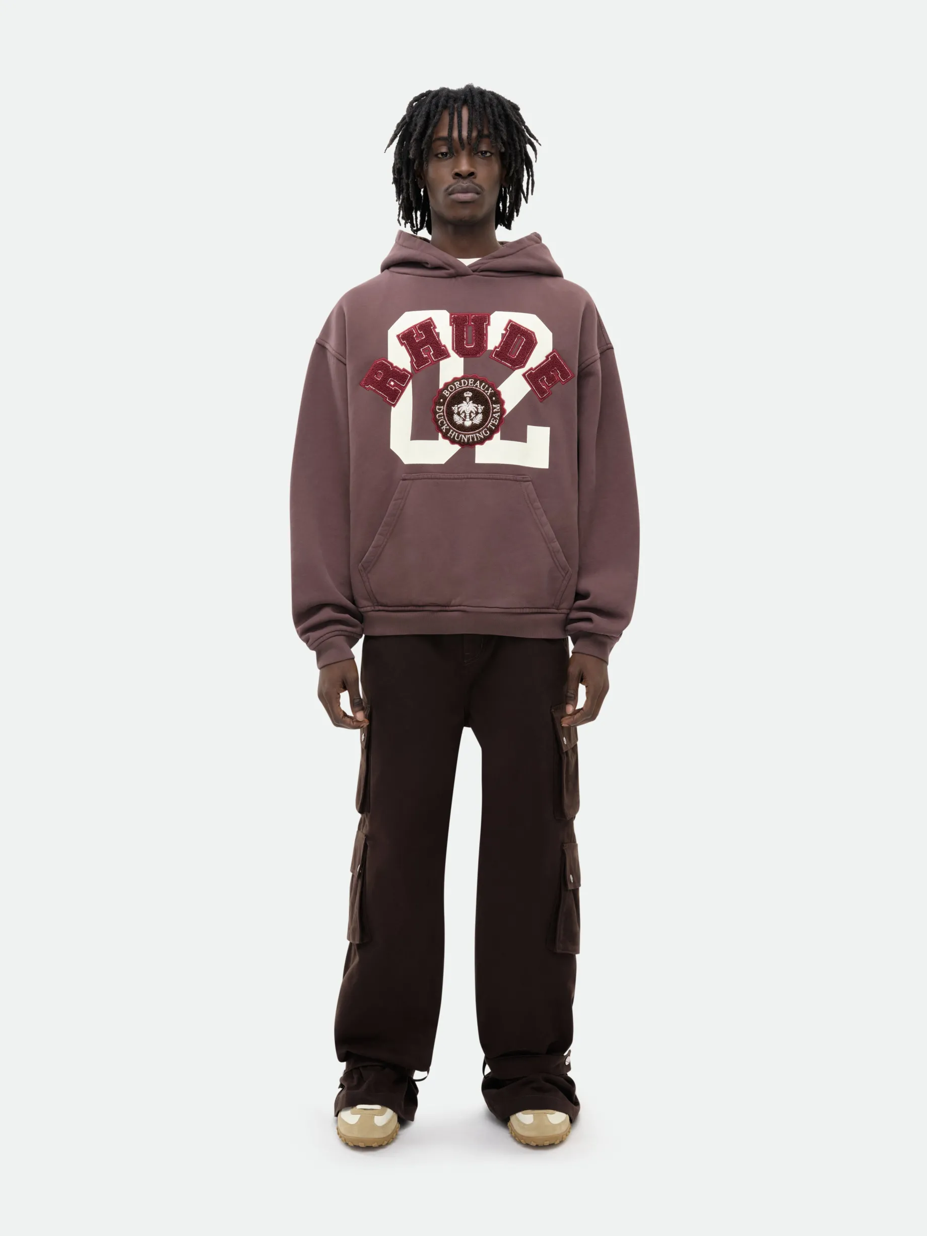 RHUDE CHENILLE HUNTING CLUB HOODIE