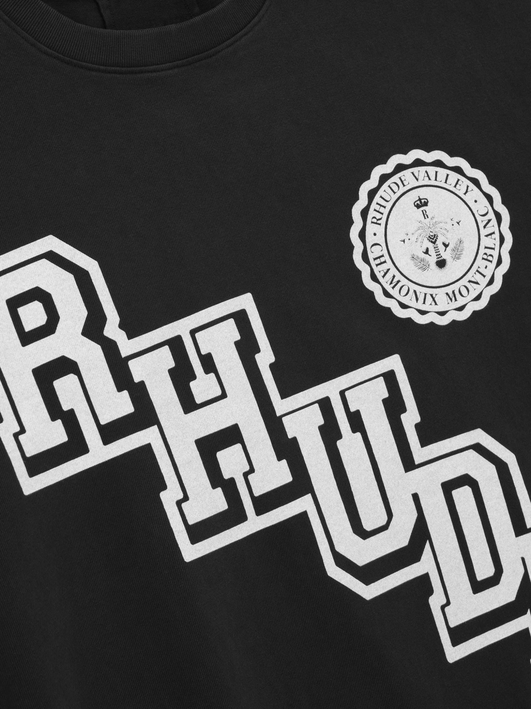 RHUDE COLLEGIATE CREST TEE
