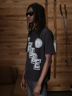 RHUDE COLLEGIATE CREST TEE