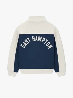 RHUDE CONTRAST QUARTER-ZIP VARSITY
