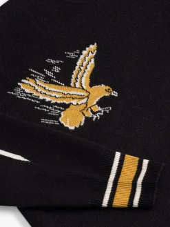 RHUDE EAGLE SOUVENIR KNIT CREWNECK