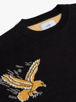 RHUDE EAGLE SOUVENIR KNIT CREWNECK