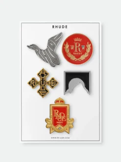RHUDE ENAMEL PIN SET - HOLIDAY EDITION