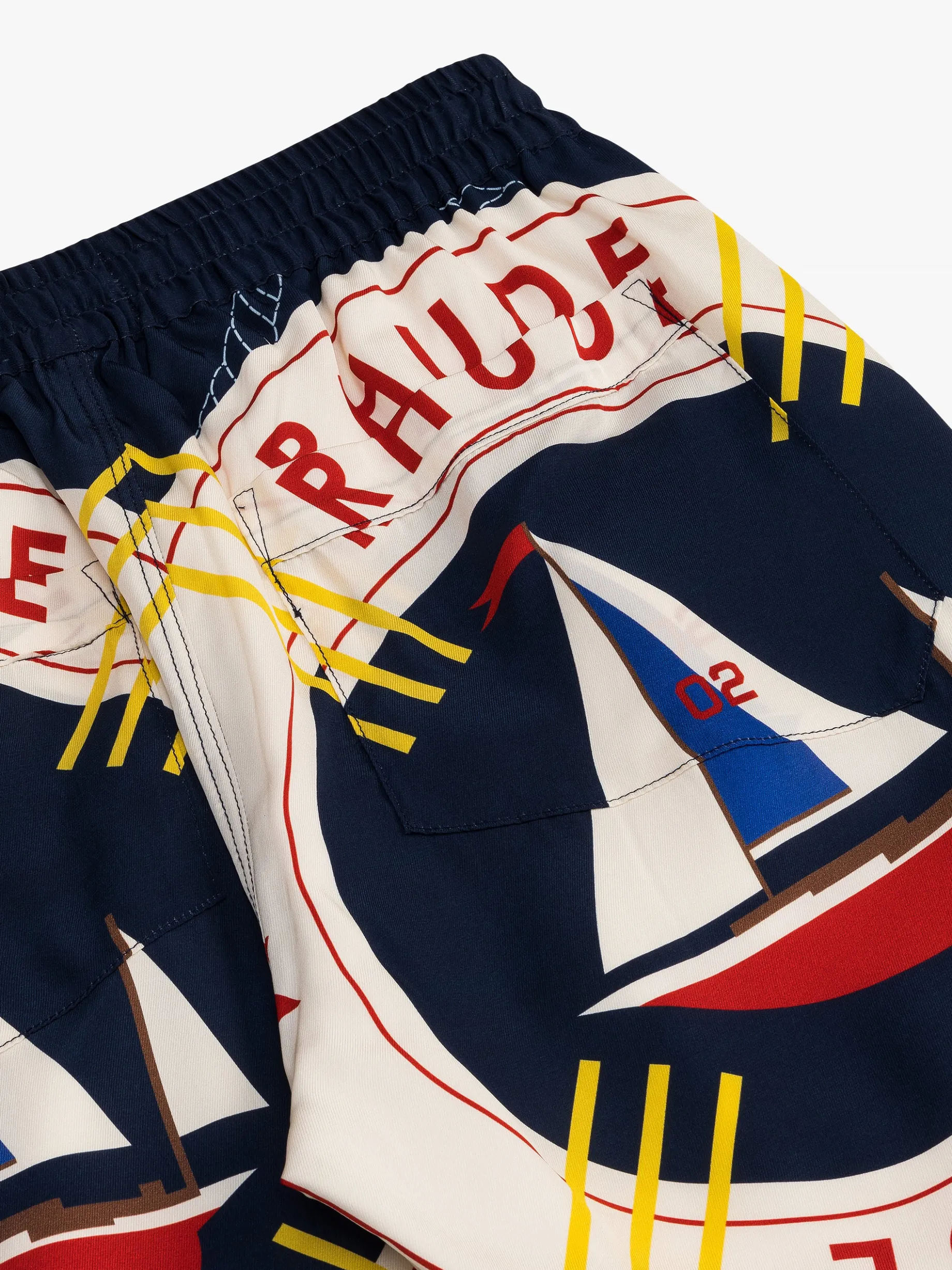 RHUDE FLAG SAIL SILK PANT