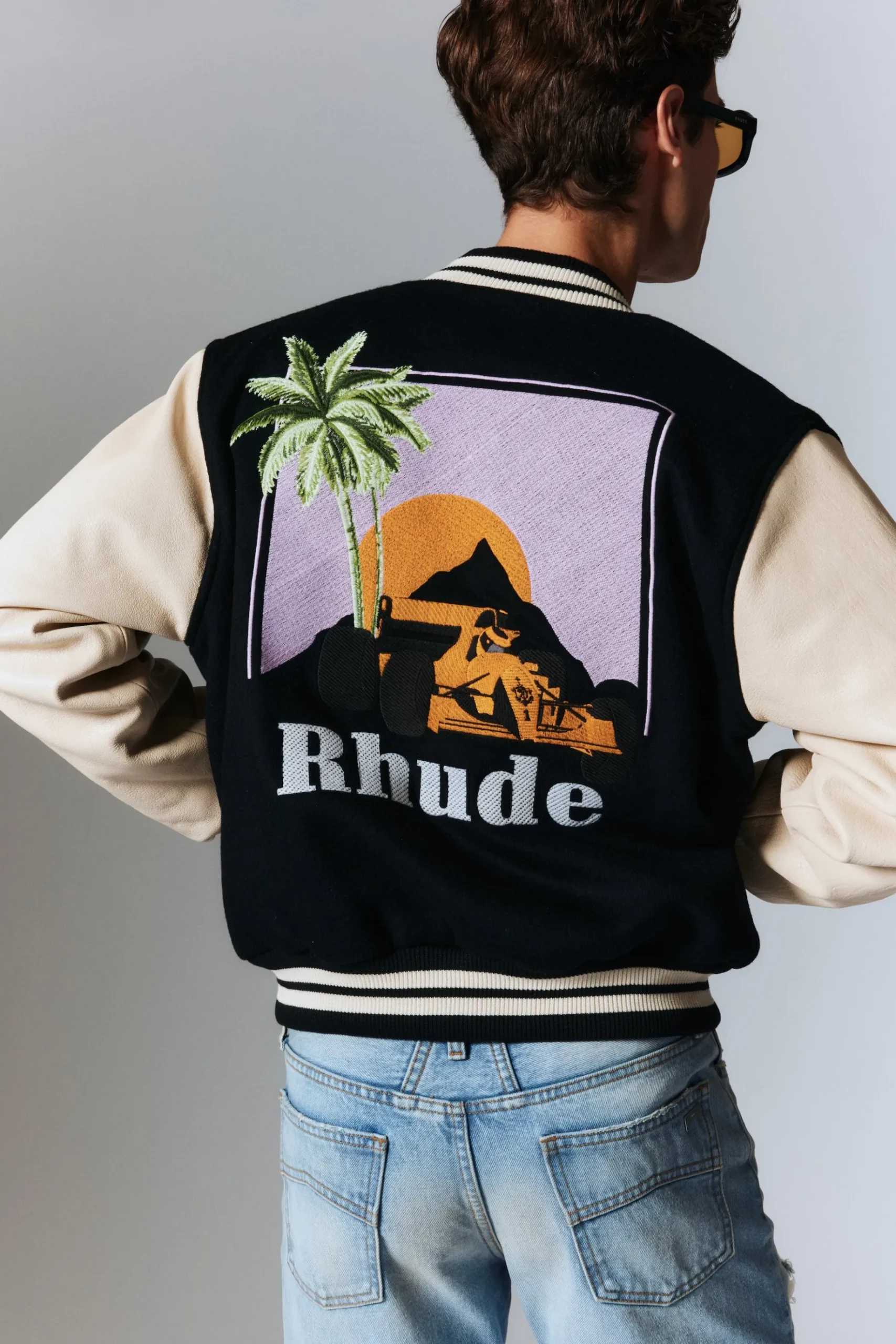 RHUDE GP VARSITY JACKET