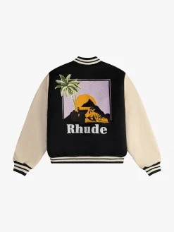 RHUDE GP VARSITY JACKET