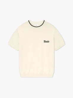 RHUDE LOGO KNIT TEE