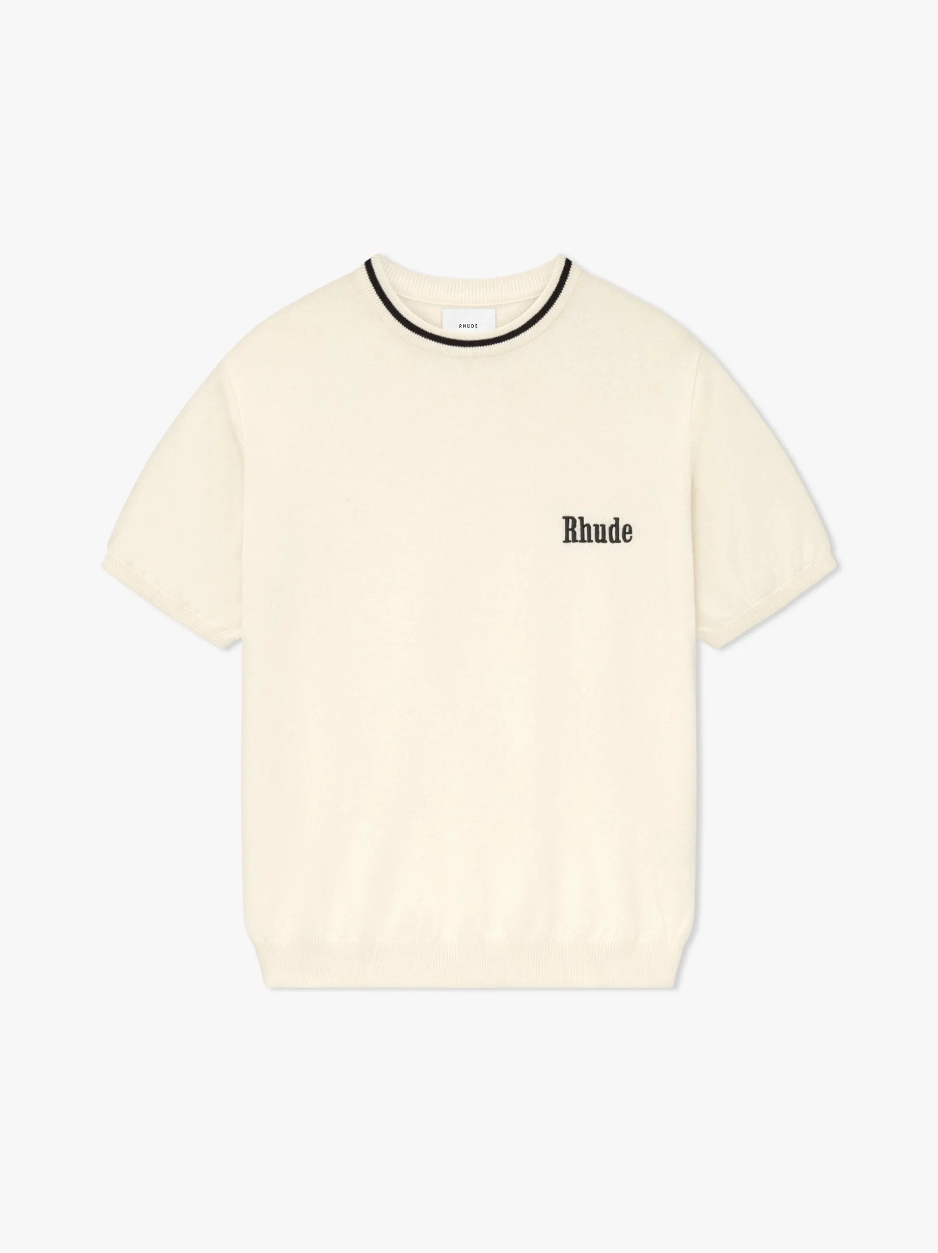 RHUDE LOGO KNIT TEE