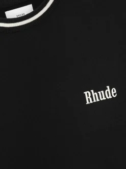RHUDE LOGO KNIT TEE