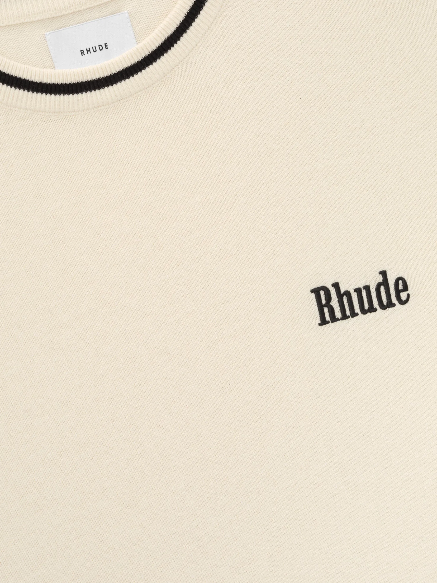 RHUDE LOGO KNIT TEE