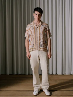 RHUDE NAUTICAL SILK SHIRT