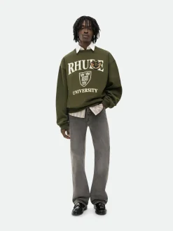 RHUDE OXFORD CREWNECK