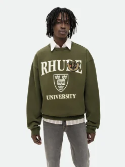 RHUDE OXFORD CREWNECK