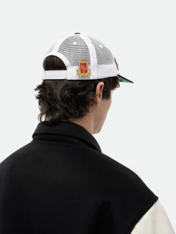 RHUDE PATCH MESH TRUCKER HAT