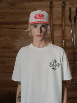 RHUDE PATCH TRUCKER HAT