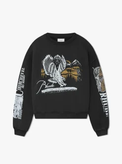 RHUDE PENNANT FLAG CREWNECK