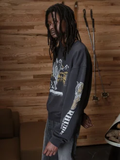 RHUDE PENNANT FLAG CREWNECK