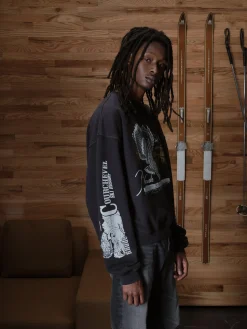 RHUDE PENNANT FLAG CREWNECK