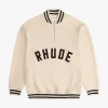 RHUDE QUARTER-ZIP VARSITY