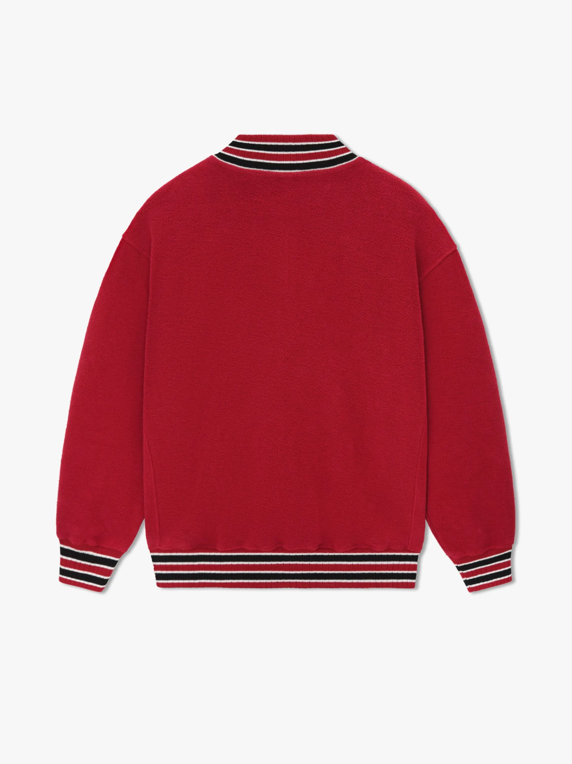 RHUDE QUARTER-ZIP VARSITY