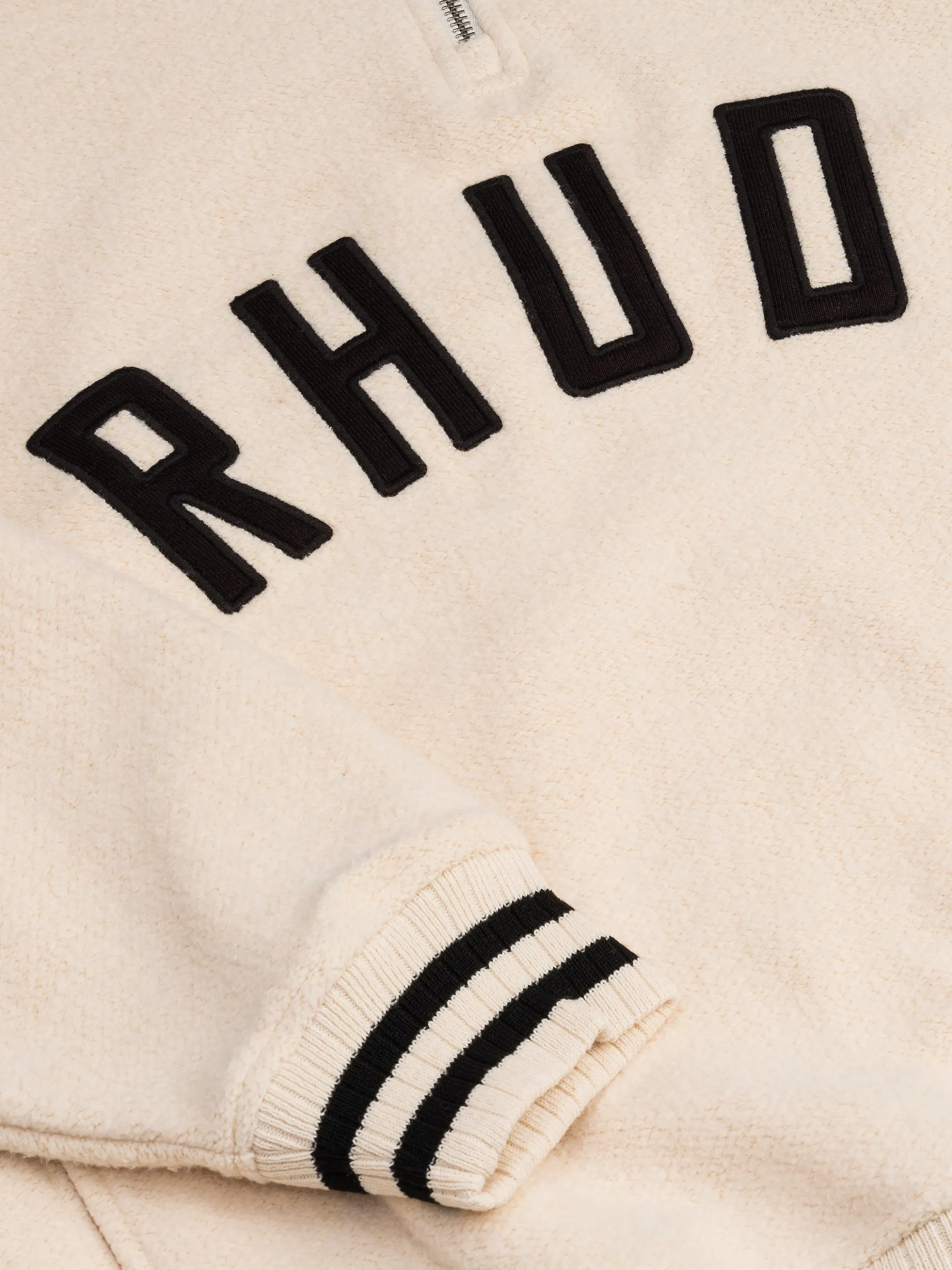 RHUDE QUARTER-ZIP VARSITY