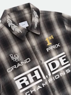 RHUDE RACING FLANNEL