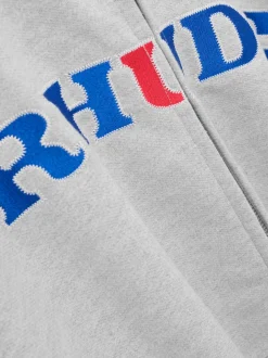 RHUDE RACING ZIP-UP HOODIE