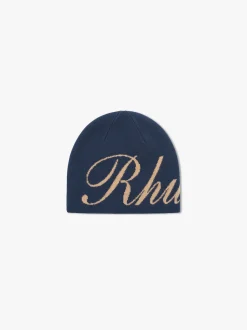 RHUDE SCRIPT KNIT BEANIE