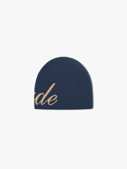 RHUDE SCRIPT KNIT BEANIE