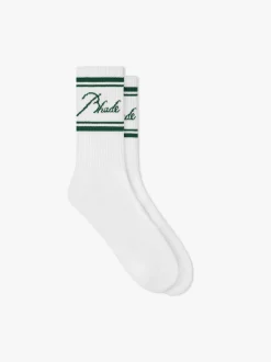 RHUDE SCRIPT LOGO SOCK