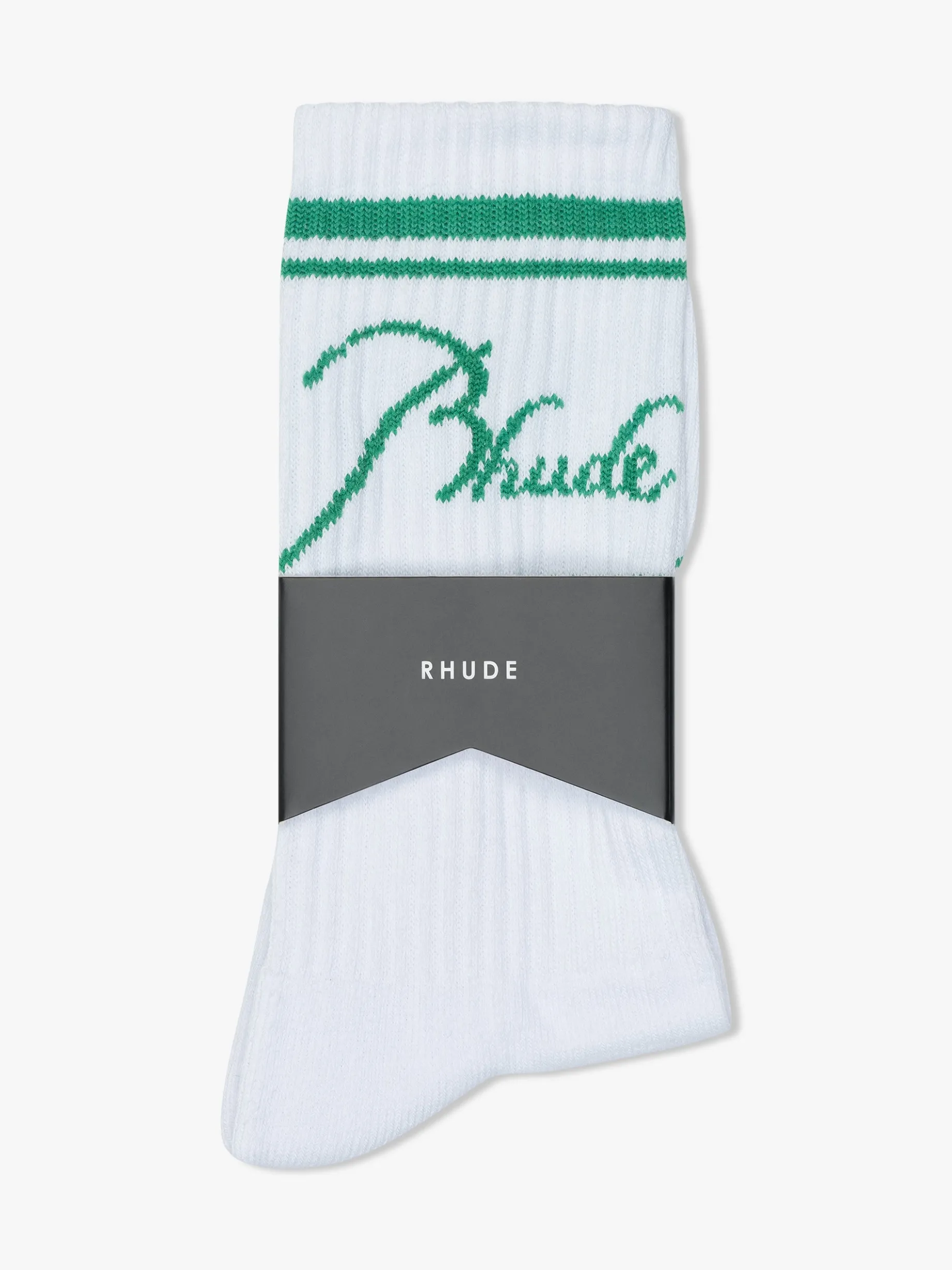 RHUDE SCRIPT LOGO SOCK
