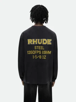 RHUDE STEEL LS TEE