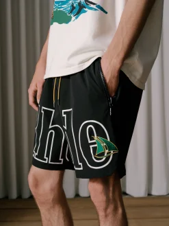 RHUDE ST.TROPEZ CREST LOGO SHORT